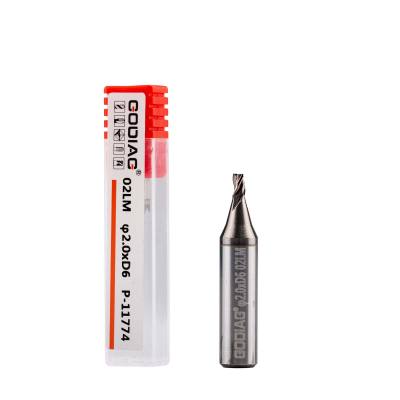 5шт/лот GODIAG 02LM 2MM концевая фреза &phi;2.0x3.0xD6x30x3F для SILCA Futura Pro, Futura Pro Engraving, Futura Pro Automotive