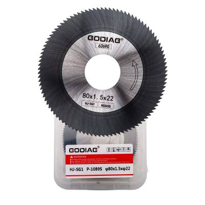 GODIAG HJ-SG1 Торцевая фреза &phi;80x1.5x&phi;22 для SILCA DUO, OPERA III; OPERA IV; TARG 2000, TECH3; TECHNICA, PRIMA LASER MACHINE