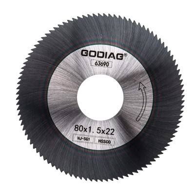 GODIAG HJ-SG1 Торцевая фреза &phi;80x1.5x&phi;22 для SILCA DUO, OPERA III; OPERA IV; TARG 2000, TECH3; TECHNICA, PRIMA LASER MACHINE