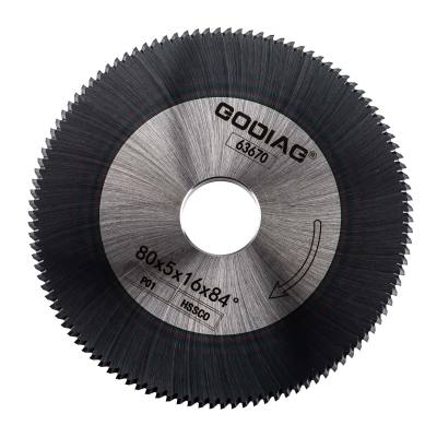 GODIAG P01 Угловая фреза &phi;80x5x&phi;16x84&deg; для Keyline Carat; JMA BERNA; VIENNA; SARATOGA Block A; Bravo; POKER; REKORD; SPEED; DUO, JZ-323.