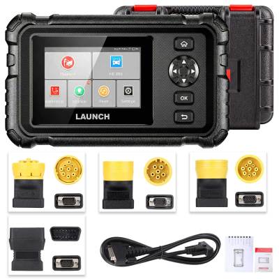 ЗАПУСК CRP129 HD V2 Сканер для коммерческих автомобилей и тяжелых грузовиков Полная диагностика с 7 специальными функциями 2 года бесплатных обновлений