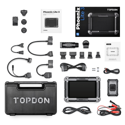 TOPDON Phoenix Plus 2 Интегрированный диагностический инструмент Двунаправленное управление Топологическое картирование 41 Сервисное обслуживание Кодирование ECU VAG