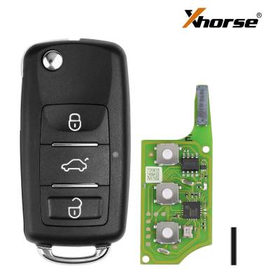 XHORSE XEB520EN Volkswagen B5 Type Super Remote с XT57 Super Chip Второе поколение универсального ключа дистанционного управления 5 шт./лот
