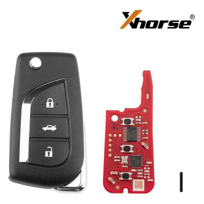 Xhorse Toyota Style Wireless Universal Remote Key 3 Buttons XNTO20EN для VVDI Key Tool Второе поколение Универсальный удаленный ключ 5 шт./лот
