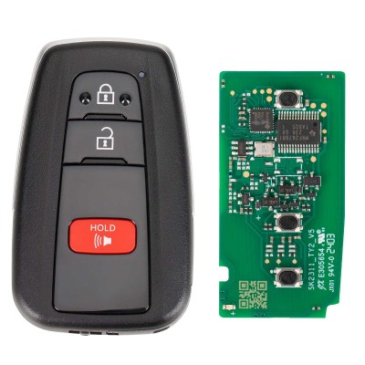 AUTEL IKEYTY003AL 3 кнопки 315/433 МГц для Toyota 4D и 8A Smart Key