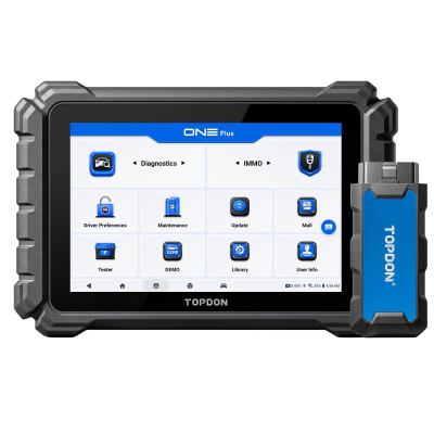 TOPDON ONE PLUS Professional 10.1" Диагностический инструмент поддерживает более 50 функций обслуживания. Получите бесплатно BTMobile ProS и TopScan Master