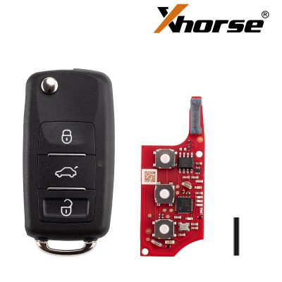 XHORSE XEB520EN Volkswagen B5 Type Super Remote с XT57 Super Chip Второе поколение универсального ключа дистанционного управления 5 шт./лот