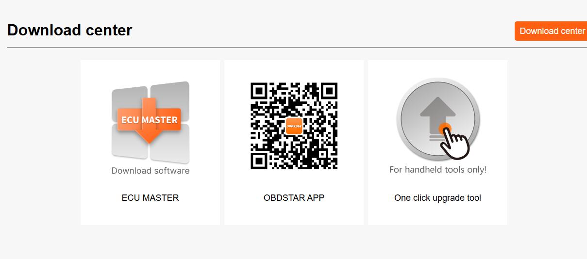 Загрузка программного обеспечения OBDSTAR ECU MASTER