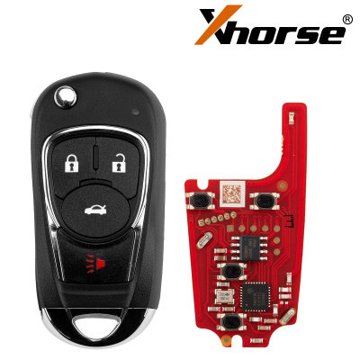 XHORSE XKBU22EN для Buick (складной, 4 кнопки) проводной пульт второго поколения, 5 шт./лот
