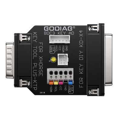 GODIAG BCP U KEY BDC2 BDC3 14-в-1 Адаптерный набор для программирования и сопряжения зашифрованных ключей 5C/5D, совместим с планшетами KEY TOOL PLUS/IM608/KD-MAX/KYDZ