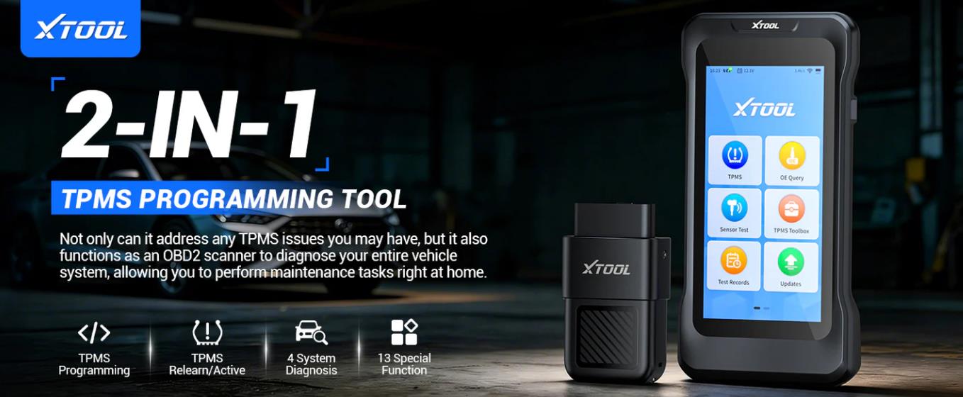 XTOOL TP380 Ручной автомобильный TPMS диагностический инструмент