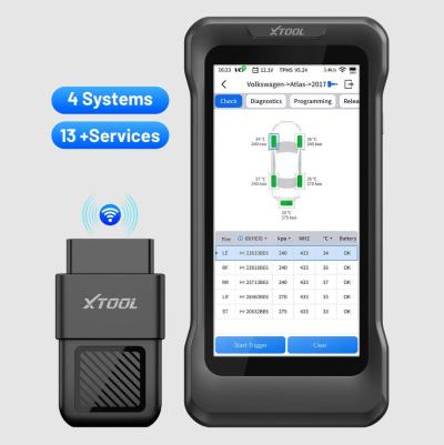 XTOOL TP380 Ручной автомобильный диагностический инструмент TPMS с 13 специальными функциями, 4-системный диагностический сканер, бесплатные обновления на весь срок службы