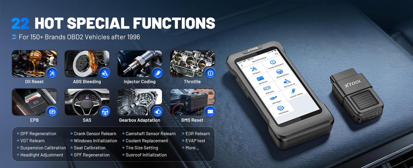 XTOOL TP580 Ручной автомобильный диагностический инструмент TPMS