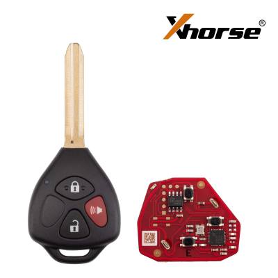 XHORSE XKTO24EN для моделей Toyota, правая сторона, 3 кнопки, треугольный, второе поколение, проводной пульт, 5 шт./лот