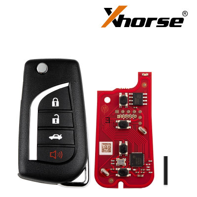 Xhorse XKTO12EN TOY.T Style (Flip-4BTN) Второе поколение проводного дистанционного ключа 5 шт./лот