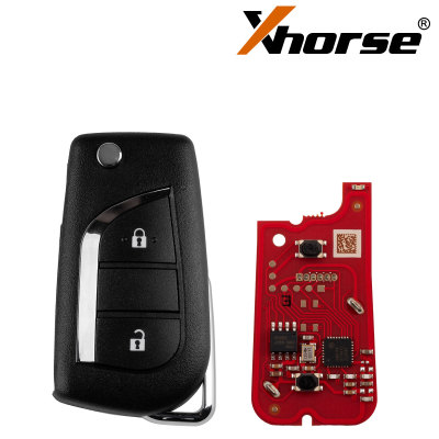 XHORSE XKTO21EN для Toyota 2 кнопки Второе поколение Универсальный проводной удаленный ключ 5 шт./лот