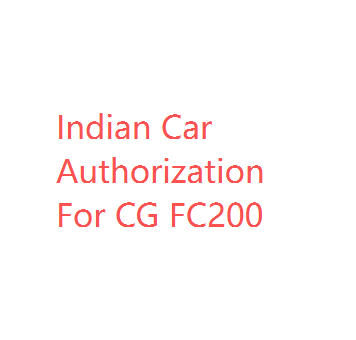 Индийская лицензия на автомобиль для программатора ECU CG FC200 A1000006-2 / A1000010-2 и A100000C-2