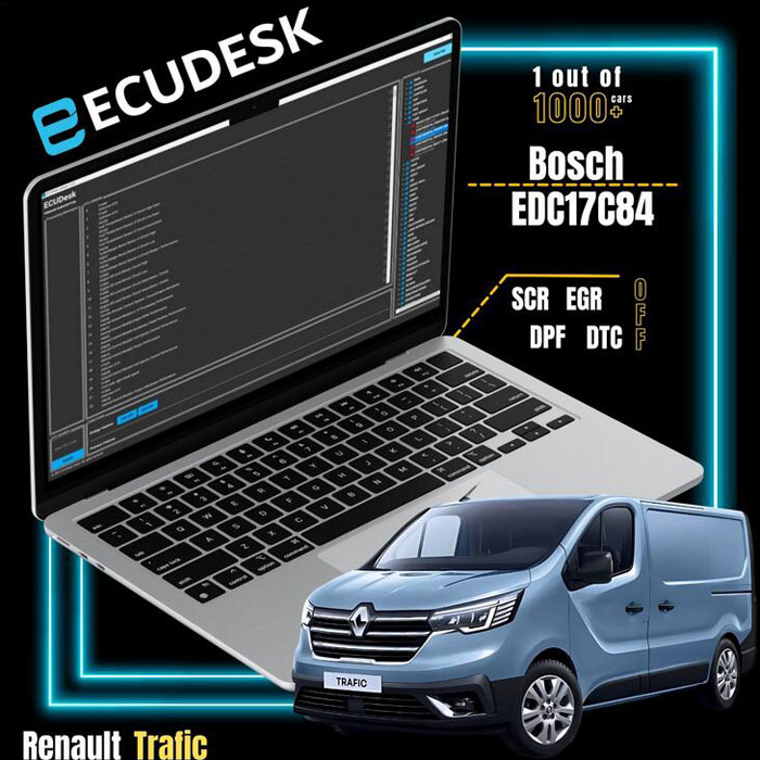 2025 Новое многофункциональное программное обеспечение V1.5.1.0 ECUDesk для EGR DPF SCR (AdBlue) NOx CAT SAP EVAP Flaps DTC OFF